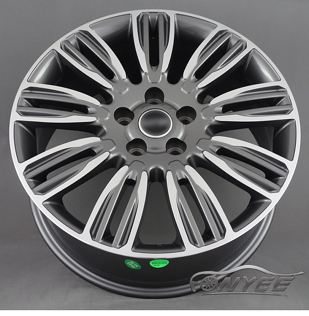 картинка Новые диски RANGE ROVER VELAR R20 5x120 ET45 J9,5 серый + серебро магазин  StreetTuning 