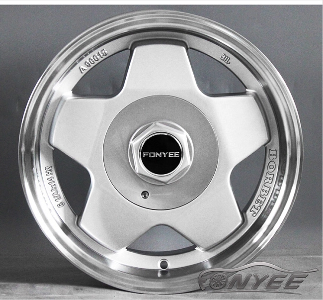 картинка Новые диски Borbet A R17 4х100/4x114,3 ET25 J10 серебро + полированная полка магазин  StreetTuning 
