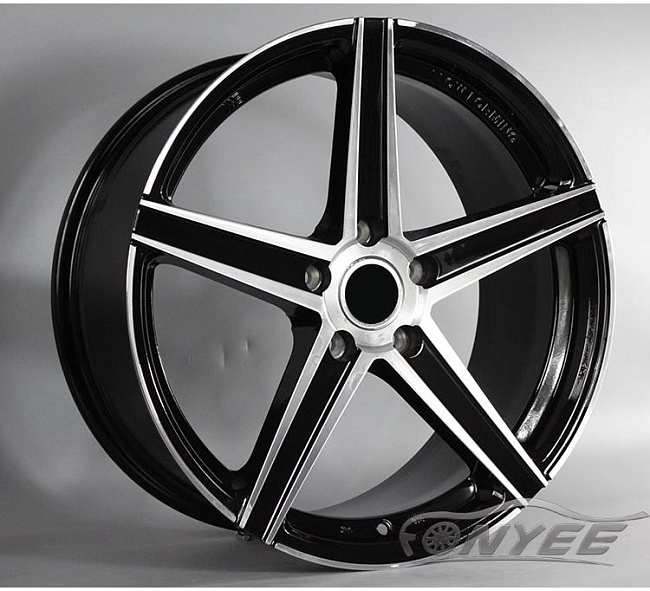 картинка Новые диски KE Flow Forming модель 2 R18 5X112 ET35 J8 черные + серебро магазин  StreetTuning 