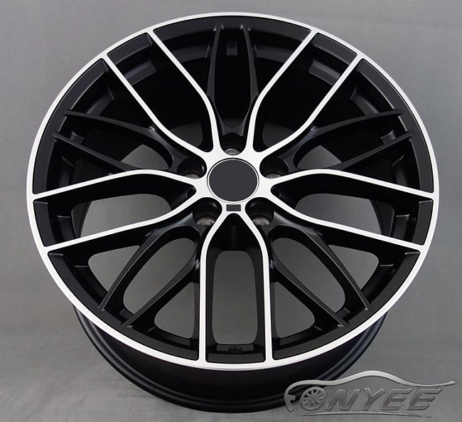 картинка Новые диски BMW Double Spoke 405M R19 5x120 ET30 J8,5 черный мат + серебро магазин  StreetTuning 