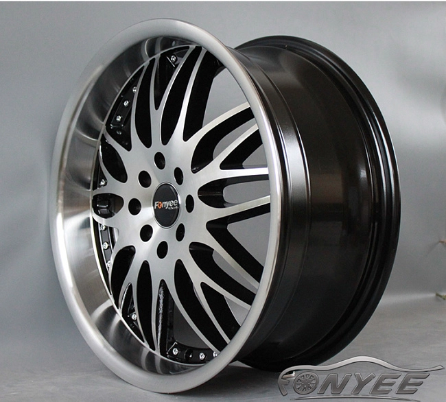 картинка Новые диски Fonyee sports 3 R17 J7,5 ET38 5x114,3/5x100 черный + серебро магазин  StreetTuning 
