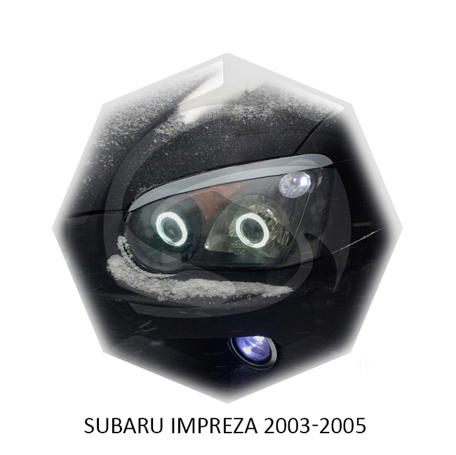 картинка Реснички на фары для  SUBARU IMPREZA 2003-2005г магазин  StreetTuning 