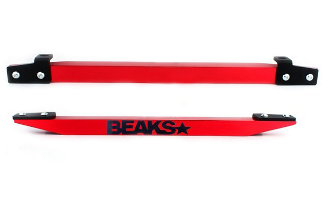 картинка Задний усилитель подрамника BEAKS style для Honda Civic EG 1992-1995 г, красный магазин  StreetTuning 