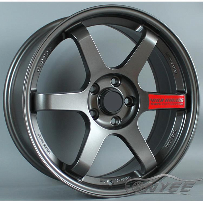 картинка Новые диски Rays TE37 R18 5X114,3 ET35 J9 серые матовые магазин  StreetTuning 