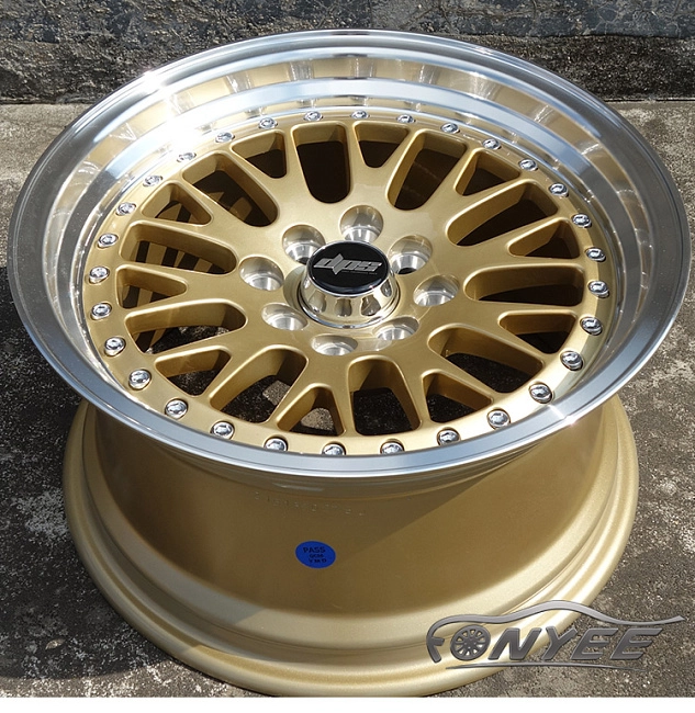 картинка Новые диски ESM 007 R15 4x100-4x114,3 ET25 J8 светло золотые магазин  StreetTuning 