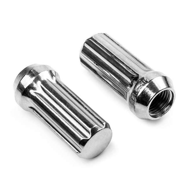 картинка Гайка Starleks 14x1.5 конус, высота 51 мм, 6 лучевая звезда, хром магазин  StreetTuning 