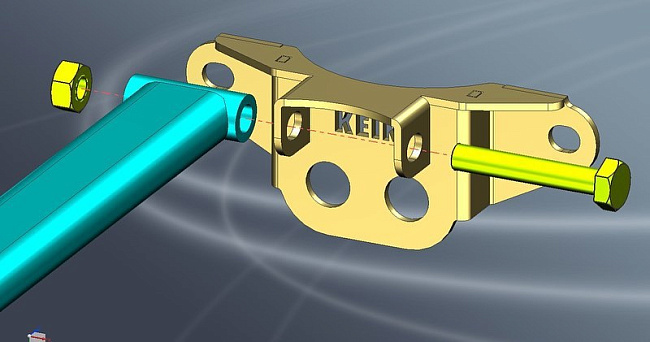 картинка Задняя верхняя распорка для Mazda RX8 SE3P 2004+ магазин  StreetTuning 
