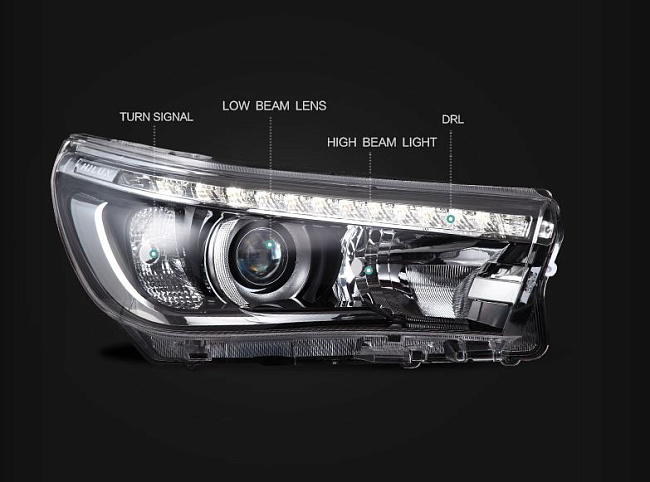 картинка Передние фары для TOYOTA HILUX 2016-UP магазин  StreetTuning 