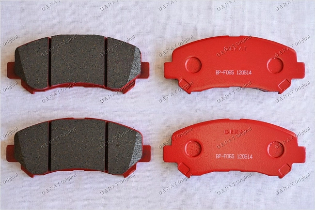 картинка Передние тормозные колодки Gerat BP-F065 (Nissan Qashqai, Rogue, X-Trail) магазин  StreetTuning 
