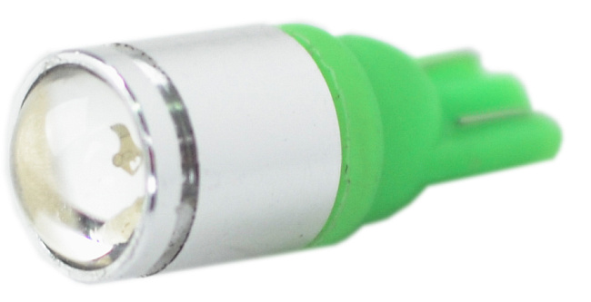 картинка Светодиодная лампа T10-HP-006, зеленого цвета магазин  StreetTuning 