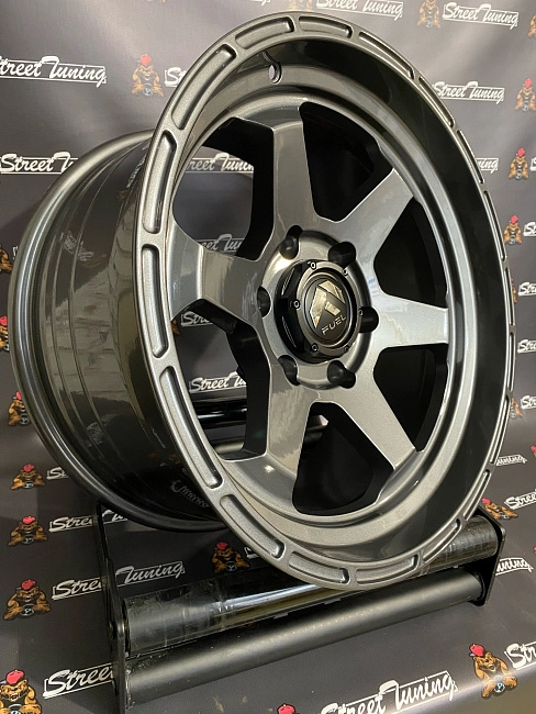 картинка Новые диски Fuel D572 R17 J9 ET(-12) 6x139.7 Grey магазин  StreetTuning 