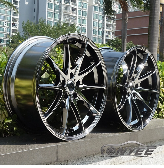 картинка Новые диски Rays G25 R18 5X100 ET38 J8 черный хром магазин  StreetTuning 