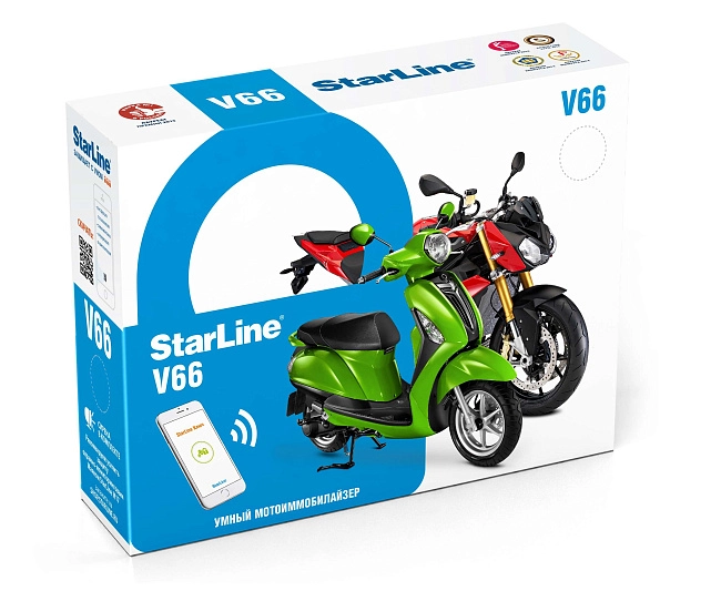 картинка Мото сигнализация StarLine MOTO V66 магазин  StreetTuning 
