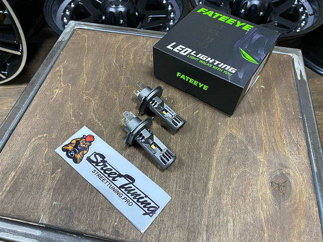 картинка Автомобильные светодиодные лампы FATEEYE F11 Led - H4 6500к, комплект 2 шт магазин  StreetTuning 