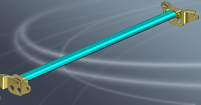 картинка Задняя верхняя распорка для Mazda RX8 SE3P 2004+ магазин  StreetTuning 