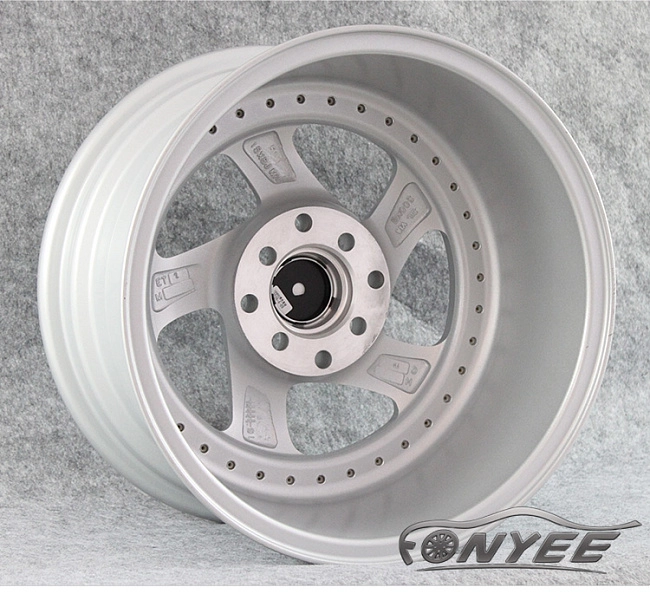картинка Новые диски Rotiform TMB Flat R15 4х100/108 ET30 J7 серебро + золотистые болтики магазин  StreetTuning 