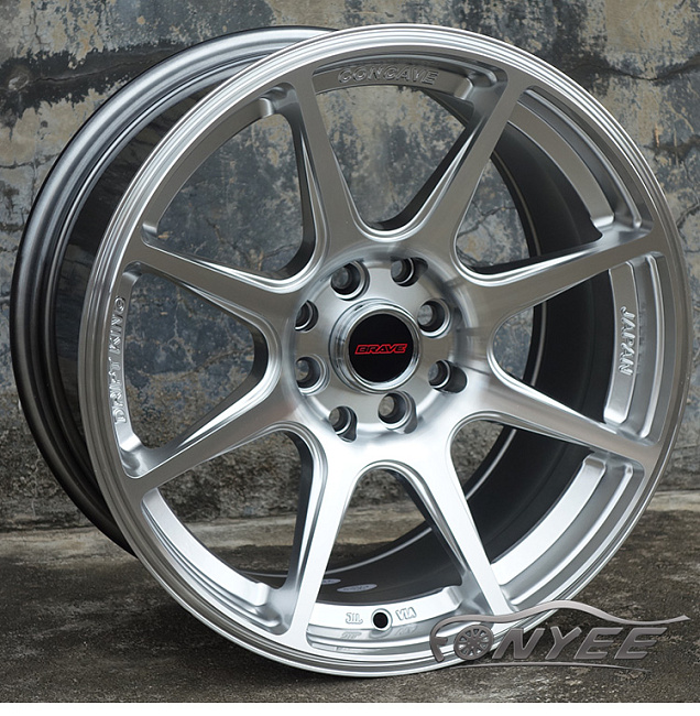 картинка Новые диски BRAVE R16 4x114,3 ET30 J8 серебристые магазин  StreetTuning 