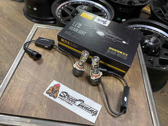 картинка Мини Bi-Led лампы Sanvi - HB4 5500к, комплект 2 шт магазин  StreetTuning 