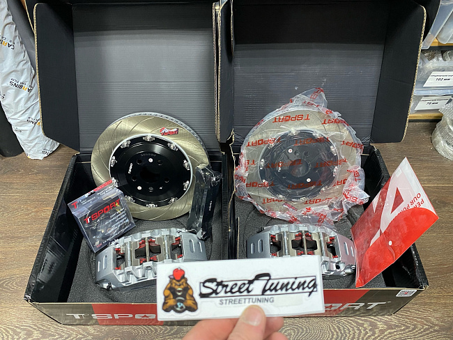 картинка Передняя тормозная система TSPORT для Geely Monjaro магазин  StreetTuning 