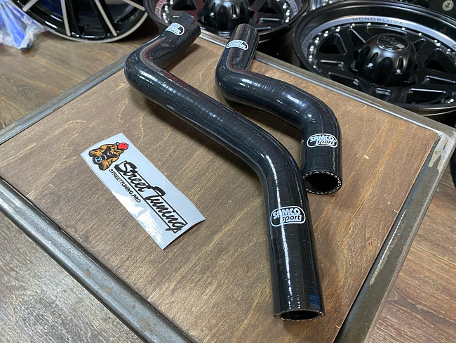 картинка Патрубки радиатора Samco Sport для Toyota Starlet Turbo EP91, черные магазин  StreetTuning 