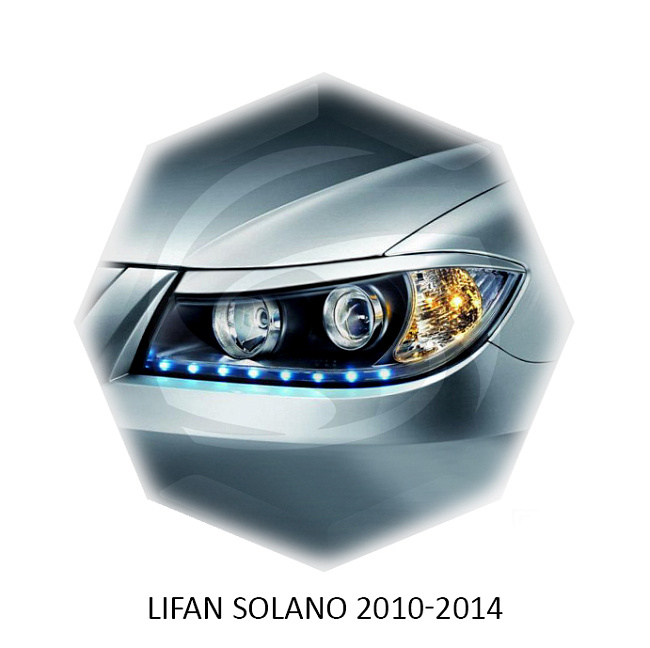 картинка Реснички на фары для  LIFAN SOLANO 2007-2016г магазин  StreetTuning 