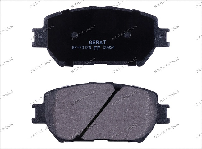 картинка Передние тормозные колодки Gerat BP-F012N (Lexus GS300, GS430, GS450h, IS250/
Toyota Camry, Crown, Kluger, Mark X, Wish) магазин  StreetTuning 