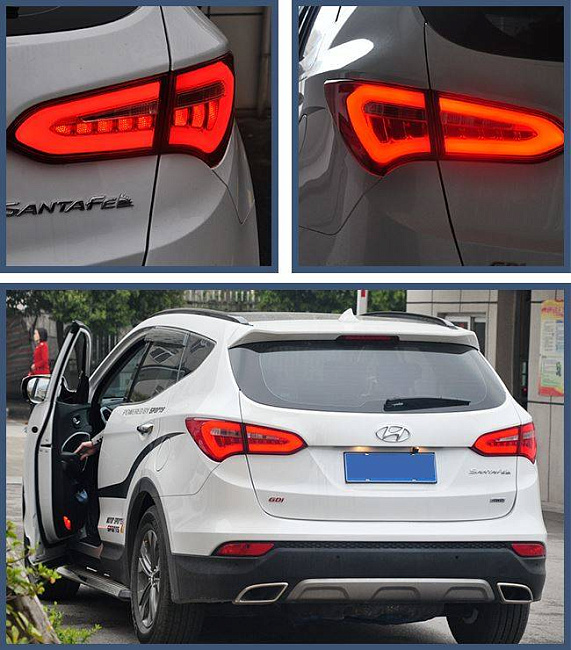 картинка Задние фары для Hyundai Santafe 2013-2015 магазин  StreetTuning 