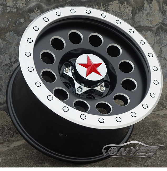картинка Новые диски XD wheels R16 J8 ET0 5x139,7 черный мат + серебро магазин  StreetTuning 