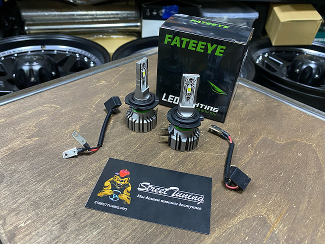 картинка Автомобильные светодиодные лампы FATEEYE F1 Led - H7 6500к, комп 2шт магазин  StreetTuning 
