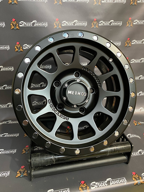 картинка Новые диски METHOD R15 J8 ET0 5x150 Black магазин  StreetTuning 
