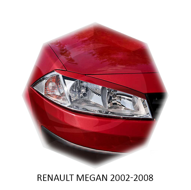 картинка Реснички на фары для  RENAULT MEGANE 2002-2008г- магазин  StreetTuning 