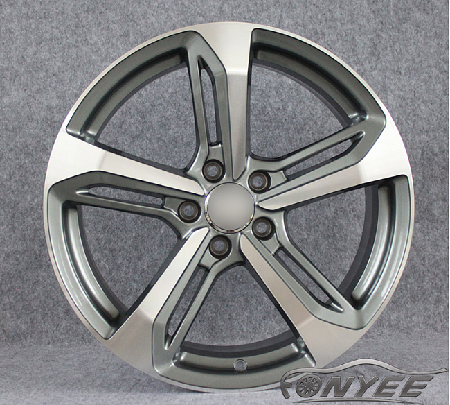 картинка Новые диски Audi RS 7 R19 5x112 ET35 J8,5 серый + серебро магазин  StreetTuning 