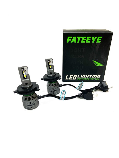 картинка Автомобильные светодиодные лампы FATEEYE F4 Led - H4 6500к, ближний-дальний, комплект 2 шт магазин  StreetTuning 
