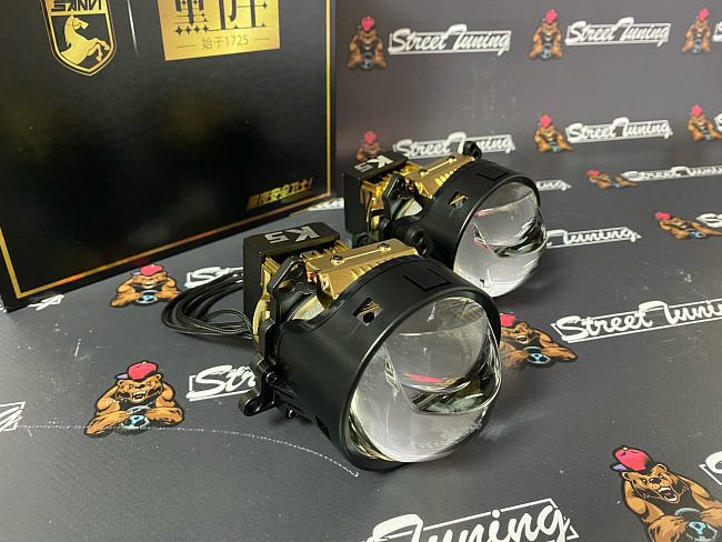 картинка Светодиодные линзы Sanvi K5 LASER - 3 дюйма магазин  StreetTuning 