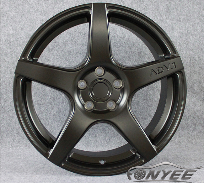картинка Диски ADV.1 5 R19 J9,5 ET+35 5x112 черные матовые магазин  StreetTuning 