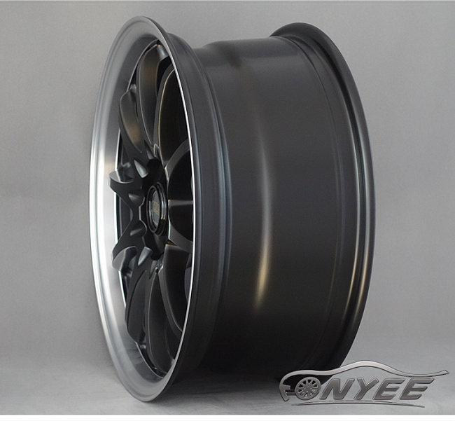 картинка Новые диски RAYS CE28N R17 4X100 ET35 J7,5 черный мат + полированная полка магазин  StreetTuning 