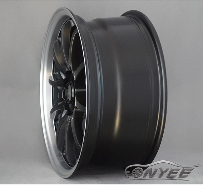 картинка Новые диски RAYS CE28N R17 4X100 ET35 J7,5 черный мат + полированная полка магазин  StreetTuning 