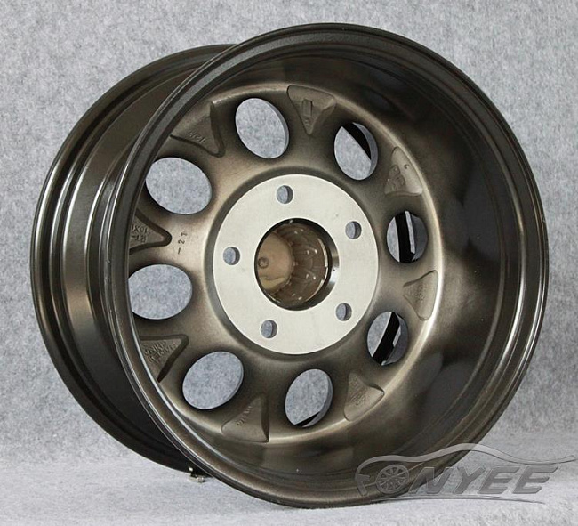 картинка Новые диски OFF-ROAD R17 5X127 ET0 J9 черные + серебро магазин  StreetTuning 