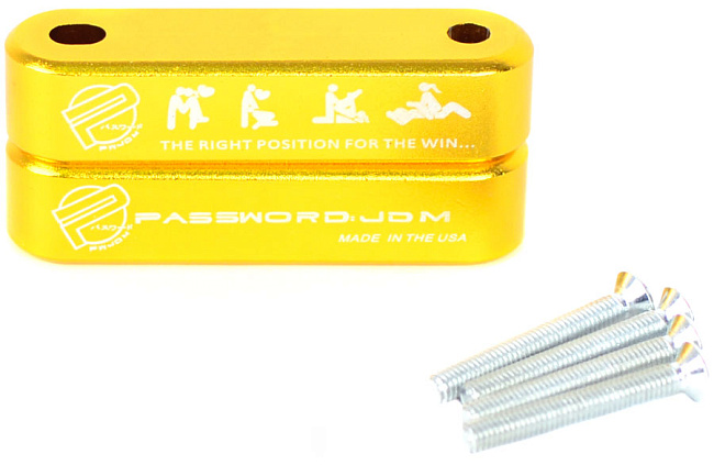 картинка Проставки под капот JDM Epman, желтые магазин  StreetTuning 