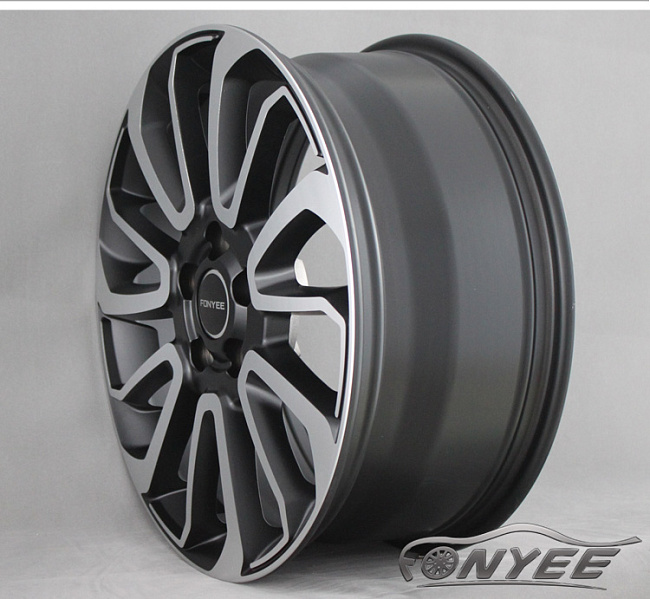 картинка Новые диски Range Rover Autobiography Wheels HSE Sport R21 5x120 ET49 J9,5 черный мат + серебро магазин  StreetTuning 