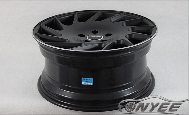картинка Новые диски Vossen VLE1-L Replica R18 4X100 ET38 J8,5 черный мат + серебро магазин  StreetTuning 