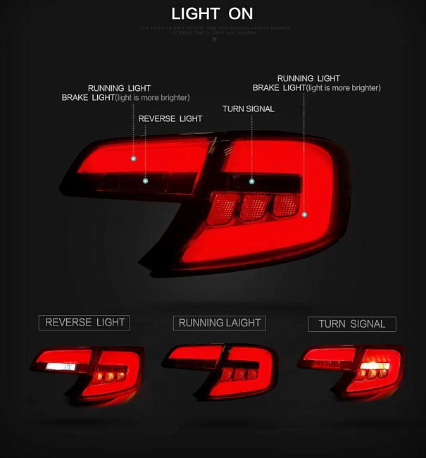 картинка Задние фары для Toyota Camry 2012-2014 г магазин  StreetTuning 