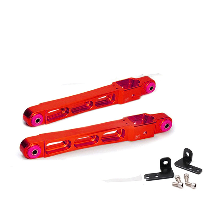 картинка Задние нижние рычаги Epman для Mitsubishi Mirage 97-01 г и Mitsubishi EVO 1 2 3 CE9A, красные магазин  StreetTuning 