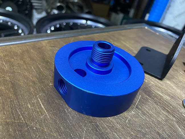 картинка Кронштейн-база выносного фильтра АКПП F03 - UNF/8мм магазин  StreetTuning 