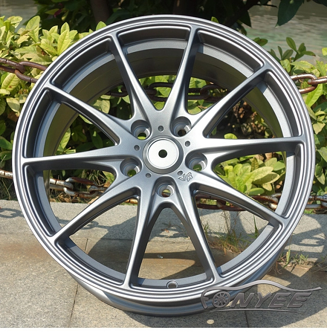 картинка Новые диски Rays G25 R17 5X100 ET40 J7 серебристо-серый матовый магазин  StreetTuning 