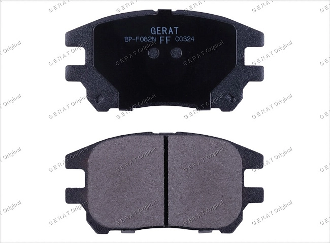 картинка Передние тормозные колодки Gerat BP-F082N (Lexus RX300/
Toyota Harrier) магазин  StreetTuning 