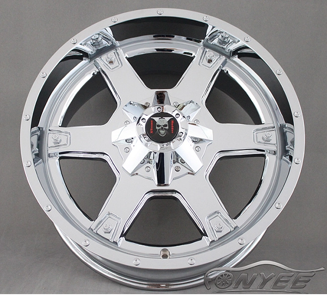 картинка Новые диски XTREME MUDDER 159 R20 5X139,7/5X150 ET5 J9 хром магазин  StreetTuning 