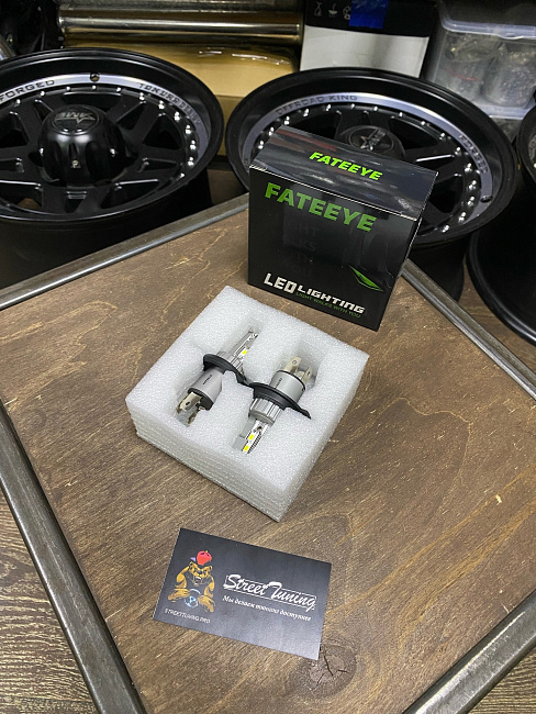 картинка Автомобильные светодиодные лампы FATEEYE F1 Led - H4 6500к, комп 2шт магазин  StreetTuning 