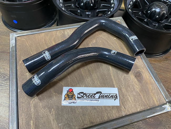 картинка Патрубки радиатора Samco Sport для Honda Integra Type R DC5 K20A, черные магазин  StreetTuning 