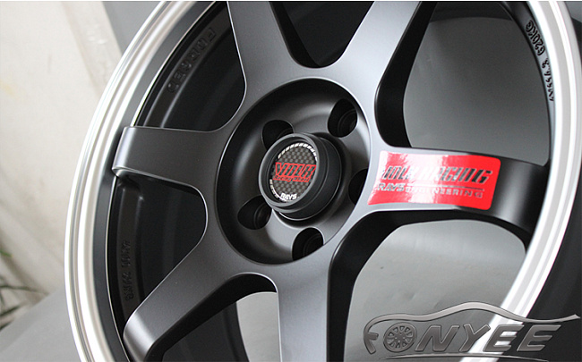 картинка Новые диски Rays TE37 R17 5X114,3 ET38 J7,5 черные матовые + хром полка магазин  StreetTuning 